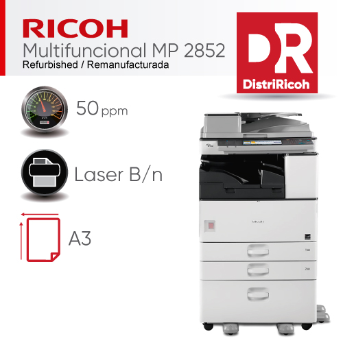 Ricoh MP 2852 B\u0026N - distriricoh