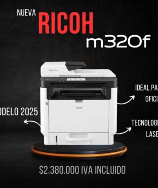Ricoh M 320F Impresora multifunción láser en blanco y negro Ricoh M 320F Impresora multifunción láser en blanco y negro