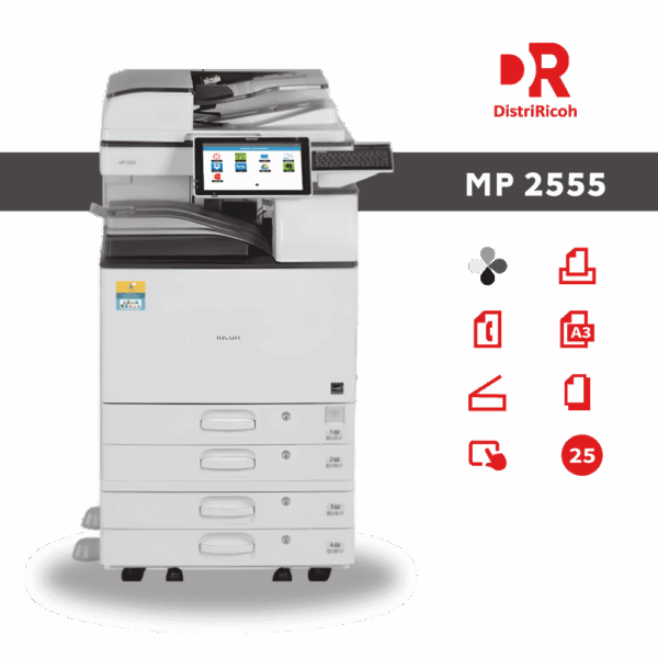 Ricoh MP 2555 con garantia 12 meses