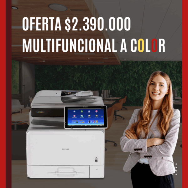 MP C307 Impresora Multifunción Láser Color