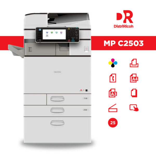 RICOH MP C2503  con garantia 12 meses