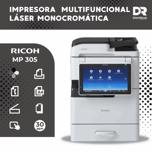 RICOH MP 305 B&N RICOH MP 305 B&N
