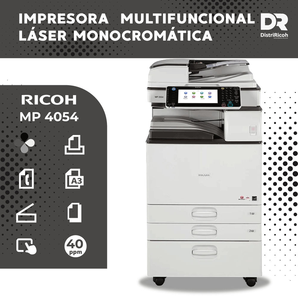 RICOH MP 4054 B&N