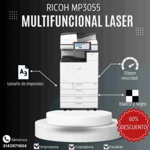 MP 3055 blanco y negro