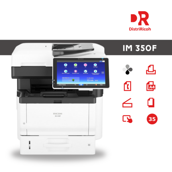 Ricoh im350f  garantia 12 meses