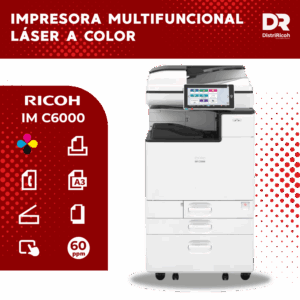 Ricoh IM C6000 con garantía de 12 meses