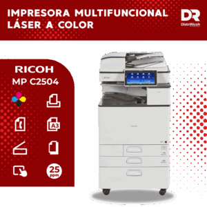 Ricoh MP C2504 con garantía de 12 meses