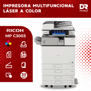 Ricoh MP C3003 con garantía de 12 meses