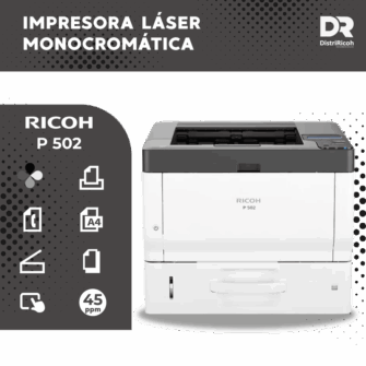 Ricoh P 502 con garantía de 12 meses