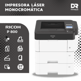 Ricoh P 800 con garantía de 12 meses