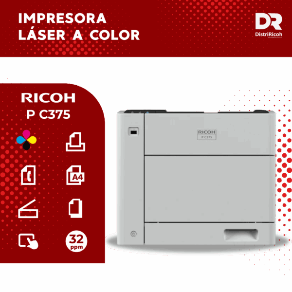 Ricoh P C375 con garantía de 12 meses
