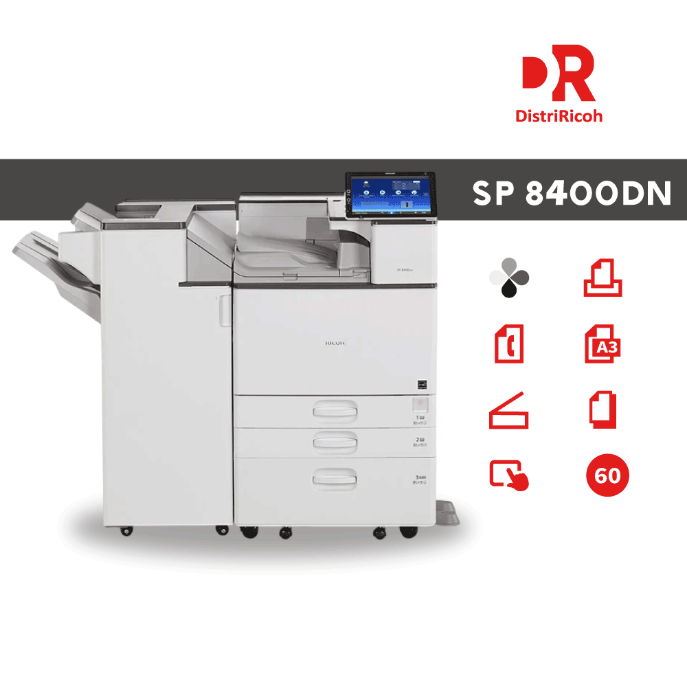 Ricoh SP 8400DN con garantía de 12 meses