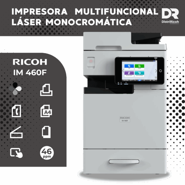 Ricoh IM 460F con garantía de 12 meses