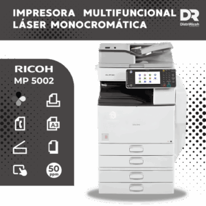 Ricoh MP 5002 con garantía de 12 meses
