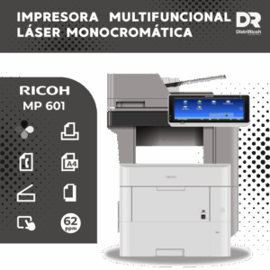 Ricoh MP 601 con garantía de 12 meses