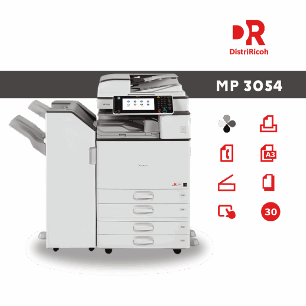 Ricoh MP 3054 con garantía de 12 meses
