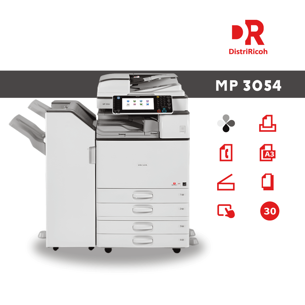 Ricoh MP 3054 con garantía de 12 meses