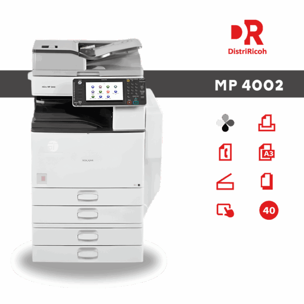Ricoh MP 4002 con garantía de 12 meses Ricoh MP 4002 con garantía de 12 meses