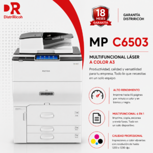 Multifuncional Color Ricoh MP C6503