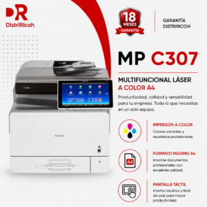 Impresora Multifuncional Ricoh MP C307