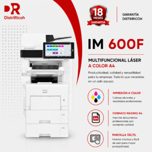 Multifuncional Láser Monocromática Ricoh IM 600F