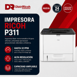Impresora Láser P 311 Blanco y Negro