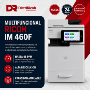 Multifuncional Láser Monocromática Ricoh IM 460F Nueva