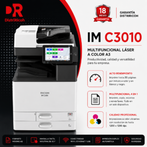 Multifuncional Láser a Color Ricoh IM C3010