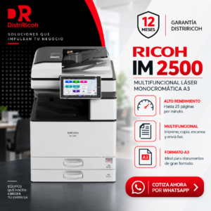 Nueva Ricoh IM 2500 – Impresora Multifuncional Láser
