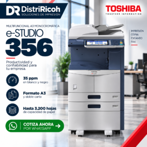 Multifuncional Monocromática Toshiba e-STUDIO 356