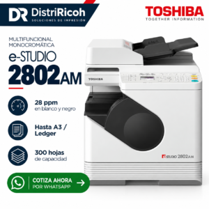 Multifuncional Monocromática Toshiba e-STUDIO 2802AM